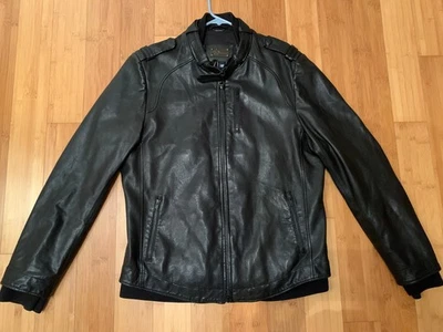 MACKAGE Luxury Black Lamb Leather Jacket Large Men's 44 - Image 1 of 4