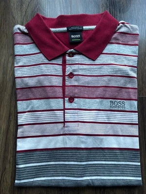 Hugo Boss “Paddy_3” Mercurised Cotton UK (M) Reg Fit 40” Chest BNWOT RRP £99 - Image 1 of 4