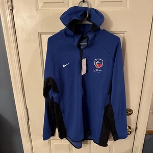 Large USA Fencing Olympics Full Zip Nike Sweatshirt NWT  - Picture 1 of 9