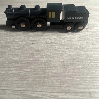 Brio 木制铁路 Polar Express 火车发动机 带 Tender 32501。 罕见 — 第 1/4 张图片