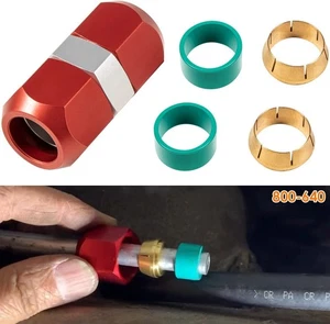 800-640 5/8'' Aluminum Line Splice Repair Kit Works for A/C, coolant Etc - Picture 1 of 11