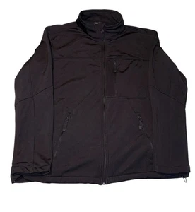 Swiss Tech schwarze Jacke Softshell warmer Fleece Mantel Herren XL wasserabweisend - Bild 1 von 7