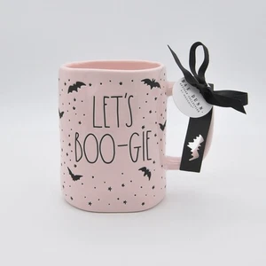 Tazza Rae Dunn Let’s Boo-Gie Boogie Boo rosa Halloween - Foto 1 di 1