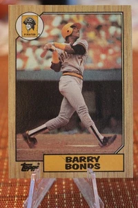 1987 Topps BARRY BONDS Rookie Card RC #320 - Pittsburgh Pirates - Picture 1 of 2