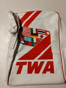 NEW Rare Vintage TWA Trans World Airlines Flight Crew Carry-On Bag from the 70s - Picture 1 of 6