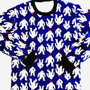 Pigiama Hanna Andersson 100% cotone biologico Yeti all over taglia large - Foto 1 di 4