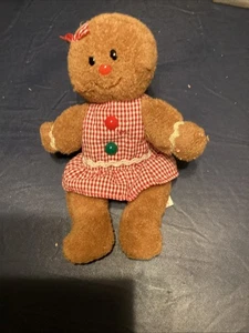 Ty Beanie Baby Gretel the Gingerbread Girl With Tags Christmas Stuffed Animal - Picture 1 of 2