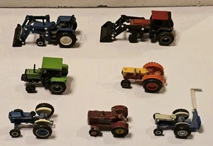 Diecast Farm Vehicles Mixed Lot Of 7 Ertl Tootsie & More *Read* - Picture 1 of 22