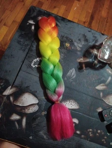 44' Total Fi Ishex 14', Rainbow Weave In Hair Bundle - Picture 1 of 1