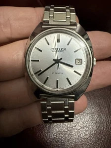 Citizen 4-820096 TA Vintage 1976 Stainless Steel Day Date Automatic Mens Watch - Picture 1 of 6