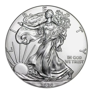 2020 - 1 Oz American Silver Eagle Coin Brilliant Commemorative Coin - Picture 1 of 8