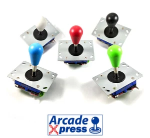 Joystick Arcade Zippy Bate Bat Top Long 78mm Shaft Seimitsu Style Clon 4/8 way  - Picture 1 of 8
