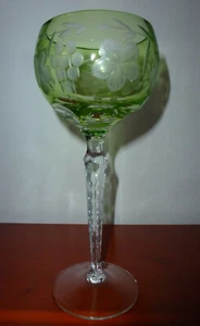 1 Bleikristall Einzelglas, Römer Handgeschliffen, farbig - Bild 1 von 4