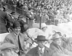 James J Corbett Sitting In The Stands Of A Sporting Event 1910 Old Boxing Photo