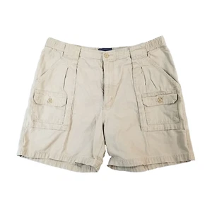 Saddlebred cargo hiking shorts men's 38 x 6.5 beige comfort waist cotton outdoor - Picture 1 of 12