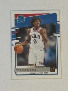 2020-21 Panini Donruss - Rated Rookies Tyrese Maxey #211 (RC) Philadelphia 76ers - Bild 1 von 2