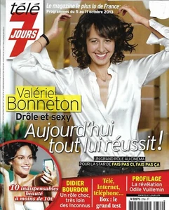 TELE 7 JOURS n°2784 05/10/2013 Valérie Bonneton/ D.Bourdon/ O.Vuillemin/ E.Piaf - Imagen 1 de 1