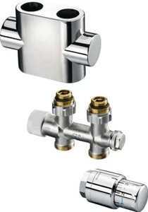Oventrop Anschluss-Set Multiblock T/Uni SH Durchgang 1/2 Zoll IG verchromt - Bild 1 von 1