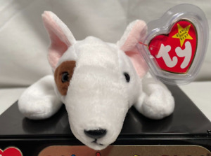 Butch the Dog- Ty Beanie Baby, Gen 5, RETIRED, MINT, includes heart tag cover.