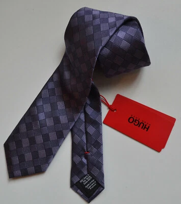 Corbata de seda HUGO (Etiqueta Roja) de Hugo Boss 'Corbata 6 cm' nueva con etiquetas  Foto 1 de 4