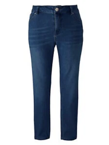 Jade Boyfriend Indigoblaue Damenjeans Übergröße 30 Komfort Stretch, Neu. - Bild 1 von 3