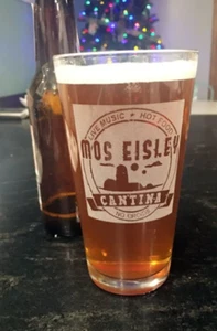 Mos Eisley Cantina Pint Glass, Star Wars Inspired - Picture 1 of 3