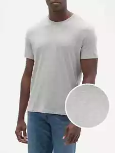 NUEVO CON ETIQUETAS GAP Camiseta Suave Todos los Días Cuello Redondo Manga Corta 100% Algodón Gris Hombres M L - Imagen 1 de 1