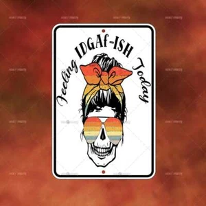 Feeling Today Metal Sign Home room wall art gift house novelty decor funny A1660 - Picture 1 of 1
