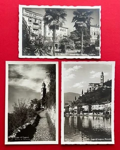 3 x Foto AK LUGANO Schweiz um 1930 Giardino Pubblico, Lago di Lugano   ( 113195 - Bild 1 von 2