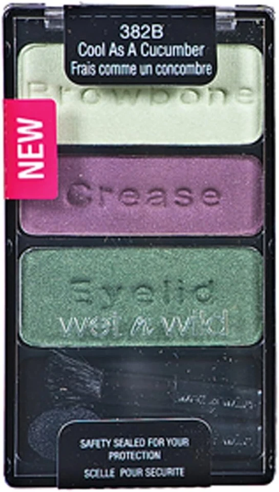 Wet N Wild Color Icon Eyeshadow Trio - 382B Cool As a Cucumber, 0.12oz - Image 1 of 4