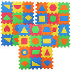 36 Pcs Baby Puzzle Floor Mats Geometric Kids Puzzles Number