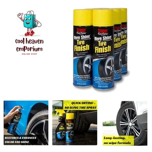12-Ounce More Shine Tire Finish Non-Greasy Spray Enhances and Restores Your T... - Picture 1 of 7
