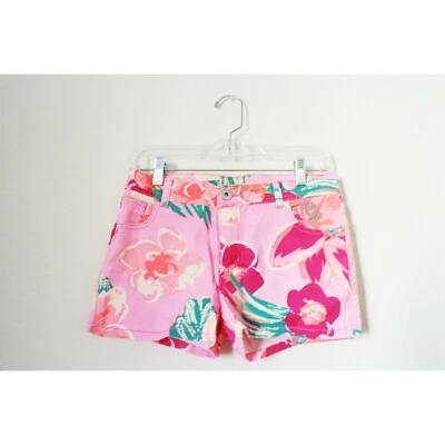 Cherokee Hot Pink Tropical Shorts Size XL - Image 1 of 4