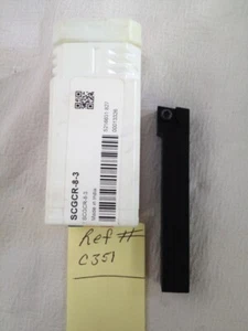 1 NEW SECO 1/2" TOOL HOLDER SCGCR-8-3. FITS CCMT 32.5 INSERT. (C351) - Picture 1 of 7