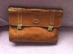 LEDER HERREN TASCHE RAMONO DI PAOLO ITALIEN DIE TASCHE IST OHNE TRAGERIEMEN. - Bild 1 von 7