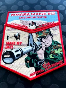BSA/OA NOSAMA LODGE 911 2004 NOAC PARODIA JUEGO DE DOS PIEZAS - Imagen 1 de 1