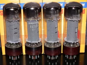 EL34 6CA7 Tesla Czechoslovakia Platinum Matched Quad Tested NOS over 100% - Picture 1 of 11