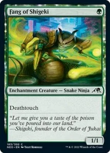 RUSH carte magic FRANCAIS 4x Croc de Shigeki NEO - Picture 1 of 1
