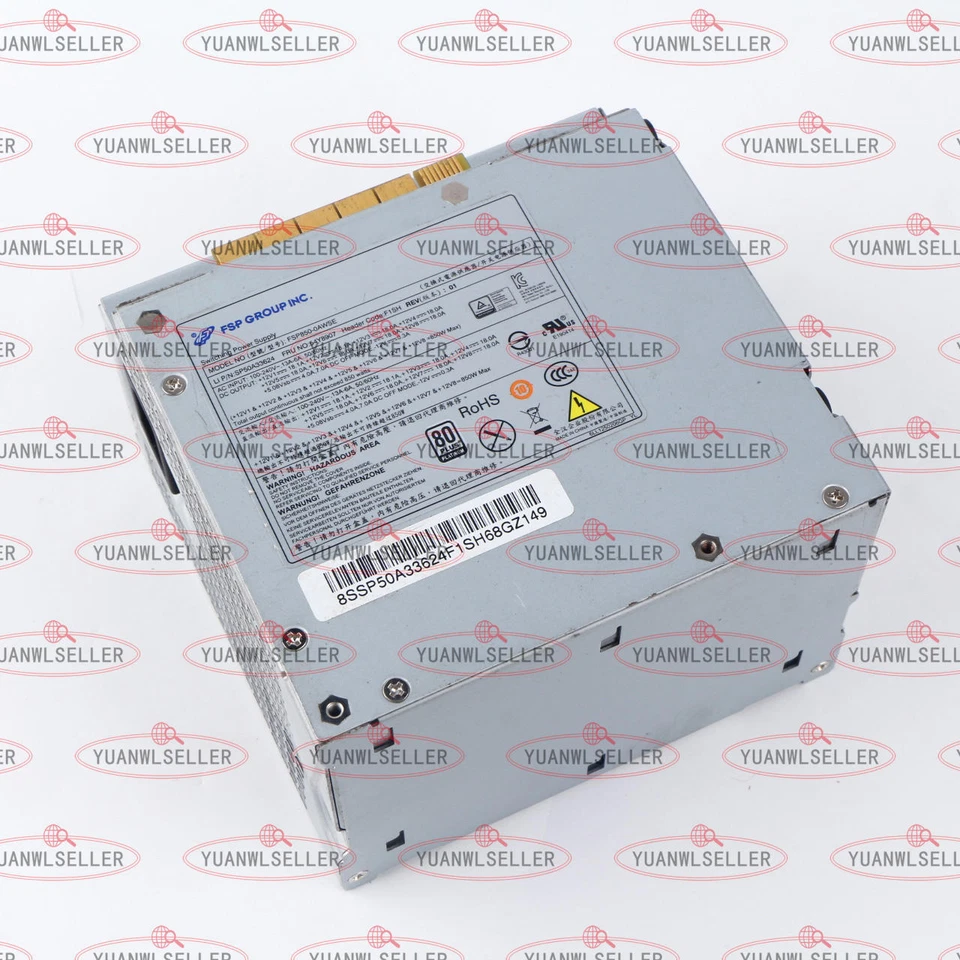 Power Supply For P500 510 P700 P710 Workstation 850W FSP850-OAWSE 54Y8907 - Bild 1 von 1
