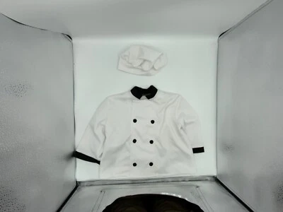PEQUEÑA GEMA JUEGO CREATIVO TALLA ÚNICA NIÑO CHEF TOP Y SOMBRERO SEMINUEVO Foto 1 de 4