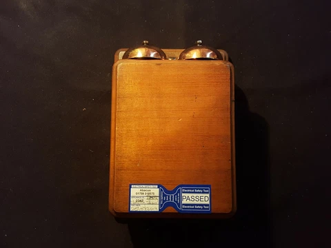 One Reclaimed Antique Wooden Victorian Rewired Door Bell System (EER169) Cover