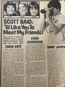 Scott Baio, Full Page Vintage Clipping, aa - Picture 1 of 1