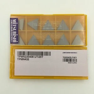 10pcs/box TPMN220408 UTI20T TPMN432 Carbide Inserts New MS#XR - Picture 1 of 2