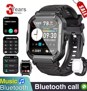New Smart Watch Men Waterproof Smartwatch Bluetooth for iPhone Android Samsung - Picture 1 of 14