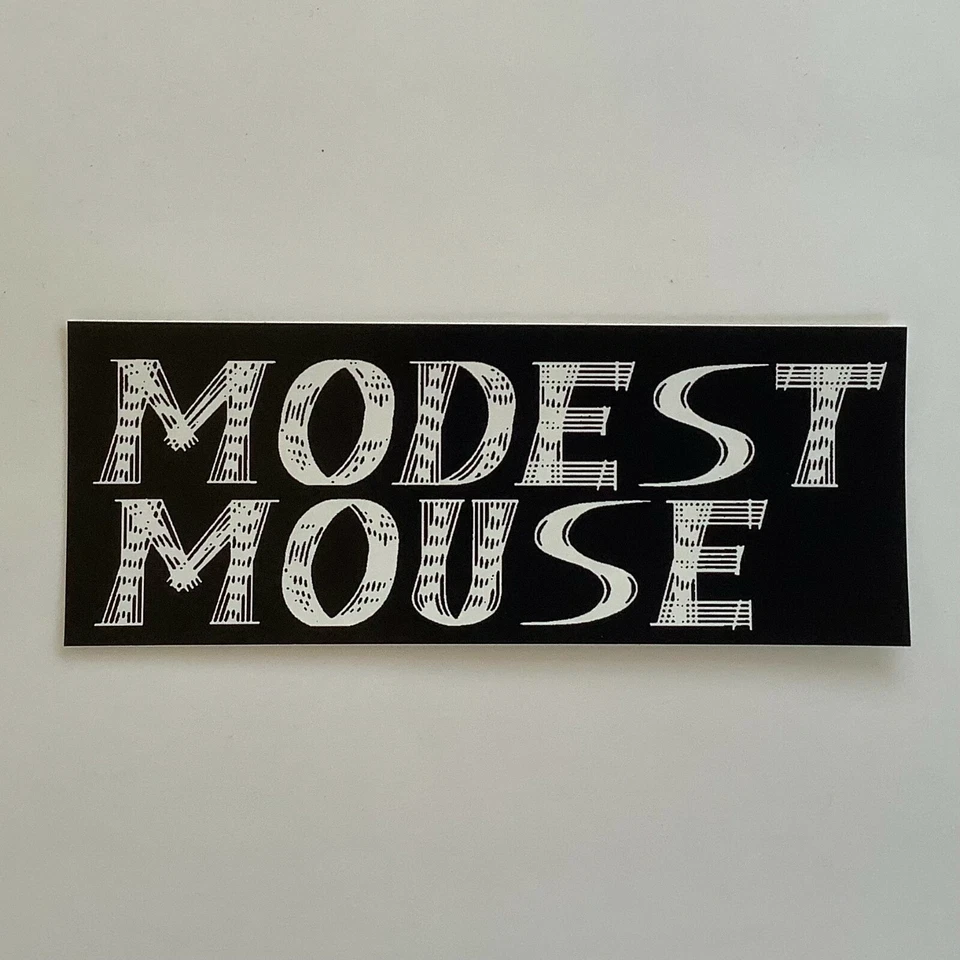 Modest Mouse Sticker Vinyl Decal 5.5" X 2" Rock Car Bumper Window (215) - Image 1 of 1