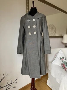 Puddingtown FvM Atelier Exklusiv Mantel Trenchcoat Designer Unikat Gr 38 wie Neu - Bild 1 von 12