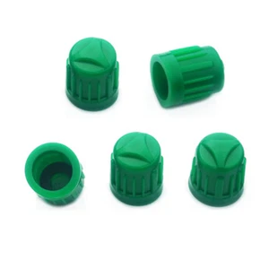 Dark Green Thick Tire Valve Stem Cap+Seal-TPMS N2 Motorcycle Car SUV Truck-5 PCS - Picture 1 of 8