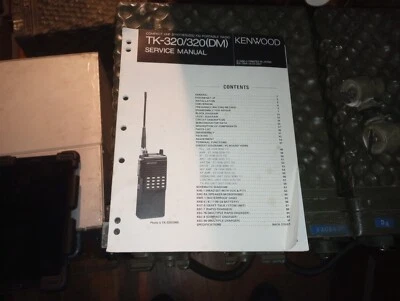 Kenwood Tk-320 Dm manual de servicio  Foto 1 de 4