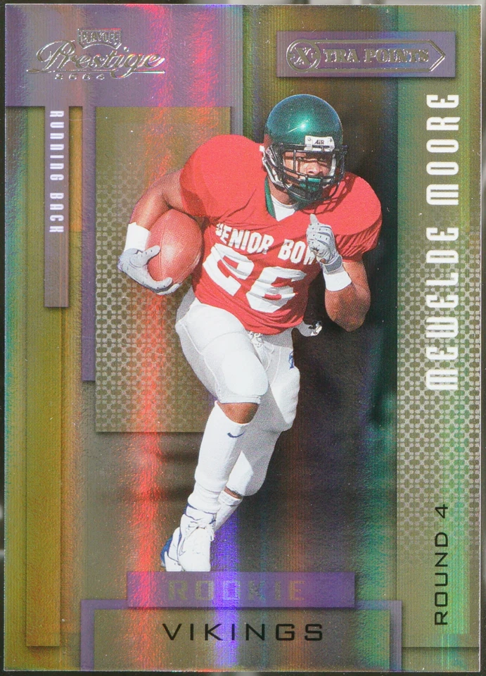 2004 Playoff Prestige - Xtra Points Purple Football Mewelde Moore #204 NM - Image 1 of 1