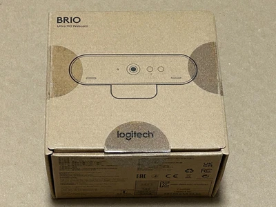 Logitech BRIO Ultra HD Cámara Web 4K USB-C Cancelación de Ruido 960-001105 Nueva Caja Abierta Foto 1 de 4